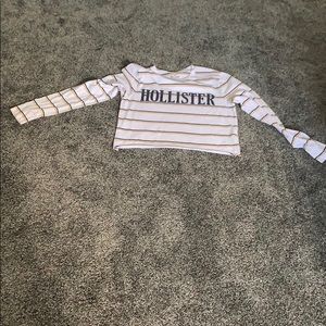 Long sleeve striped Hollister shirt